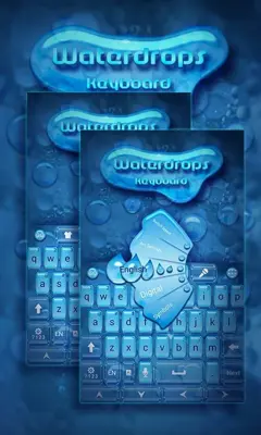 Waterdrops Keyboard android App screenshot 4